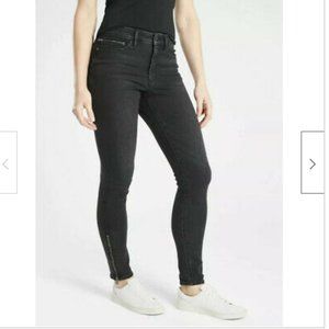 ATHLETA Sculptek Zip Ultra Skinny Jean 4 tall 4T
